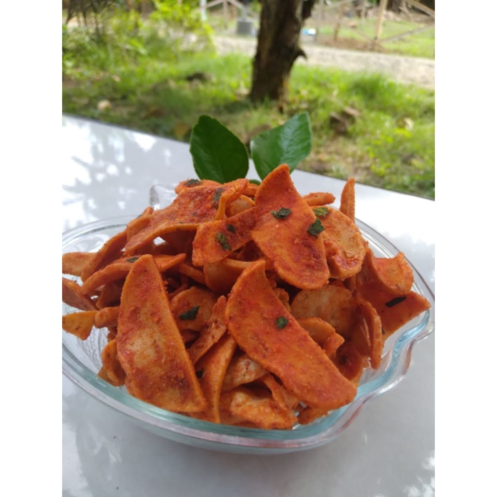 

Basreng pedas manis gurih dan original 70 gram