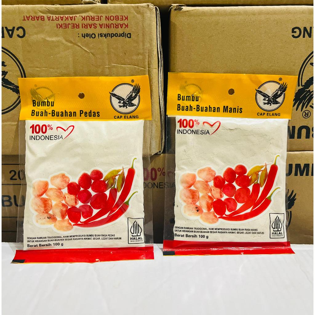 

Bumbu Buah Elang 100g Garam Buah Elang Saset Manis / Pedas Bumbu Elang Sachet Bumbu Rujak 100g