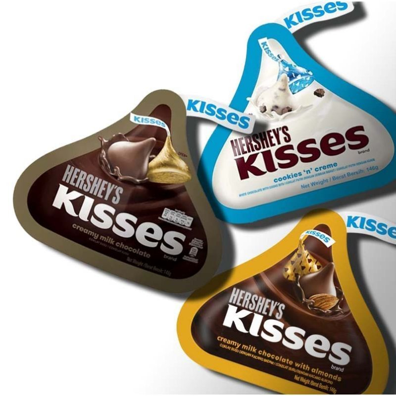 

146gr HERSHEY'S Kisses isi 32pcs Exp.Maret 2026