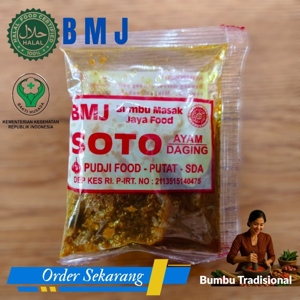 

BMJ / BUMBU SOTO / BUMBU MASAK JAYA FOOD / BUMBU MASAK INSTAN
