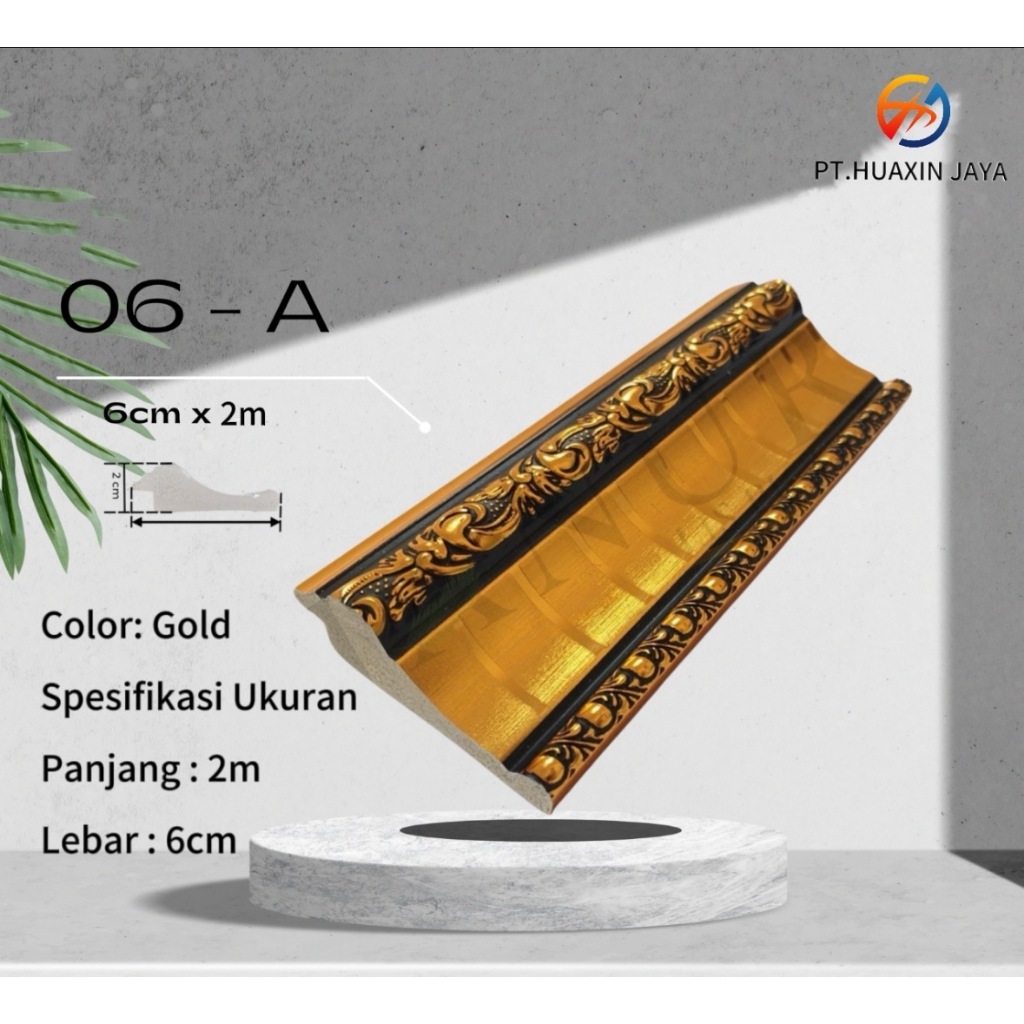 New Lis Pvc / Lis Plafon Motif Modern / Lebar 6CM x Panjang 2M