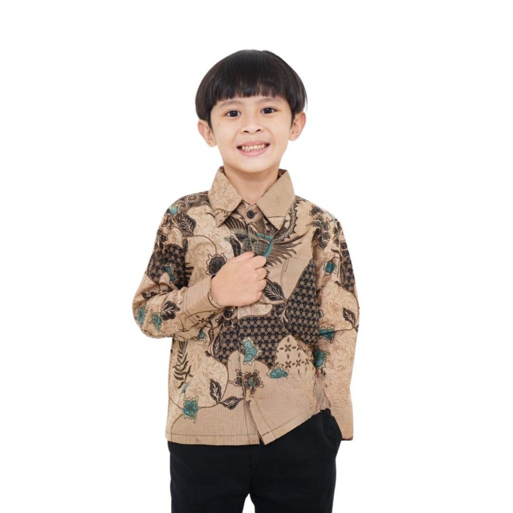 Baju Batik Pria Jumbo Lengan Panjang / Batik Pria Jumbo