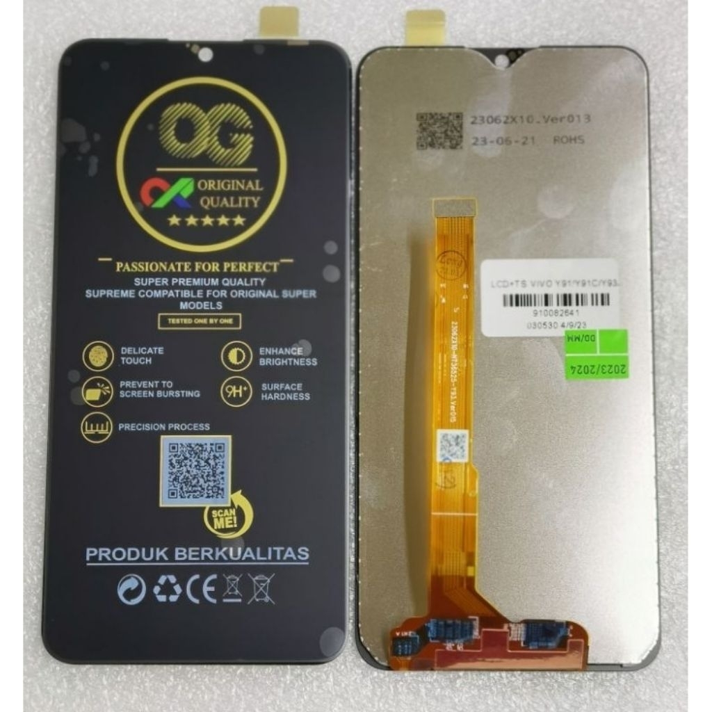 LCD  Fullset Touchscreen Vivo Y91 / Y91C / Y91i / Y91s / Y93 / Y95 / Y13 / 1807 / 1811 / 1814 Origin