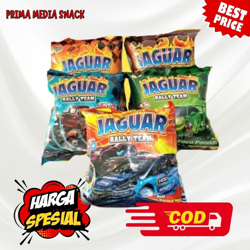 

1 KARTON SNACK JAGUAR BERHADIAH ALL VARIAN RASA !!! SANCK VIRAL !!!