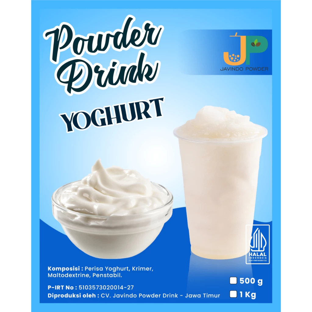 

JAVINDO Bubuk Minuman Rasa Yoghurt / Yogurt 1Kg / 1 Kg Reguler - Javindo Powder