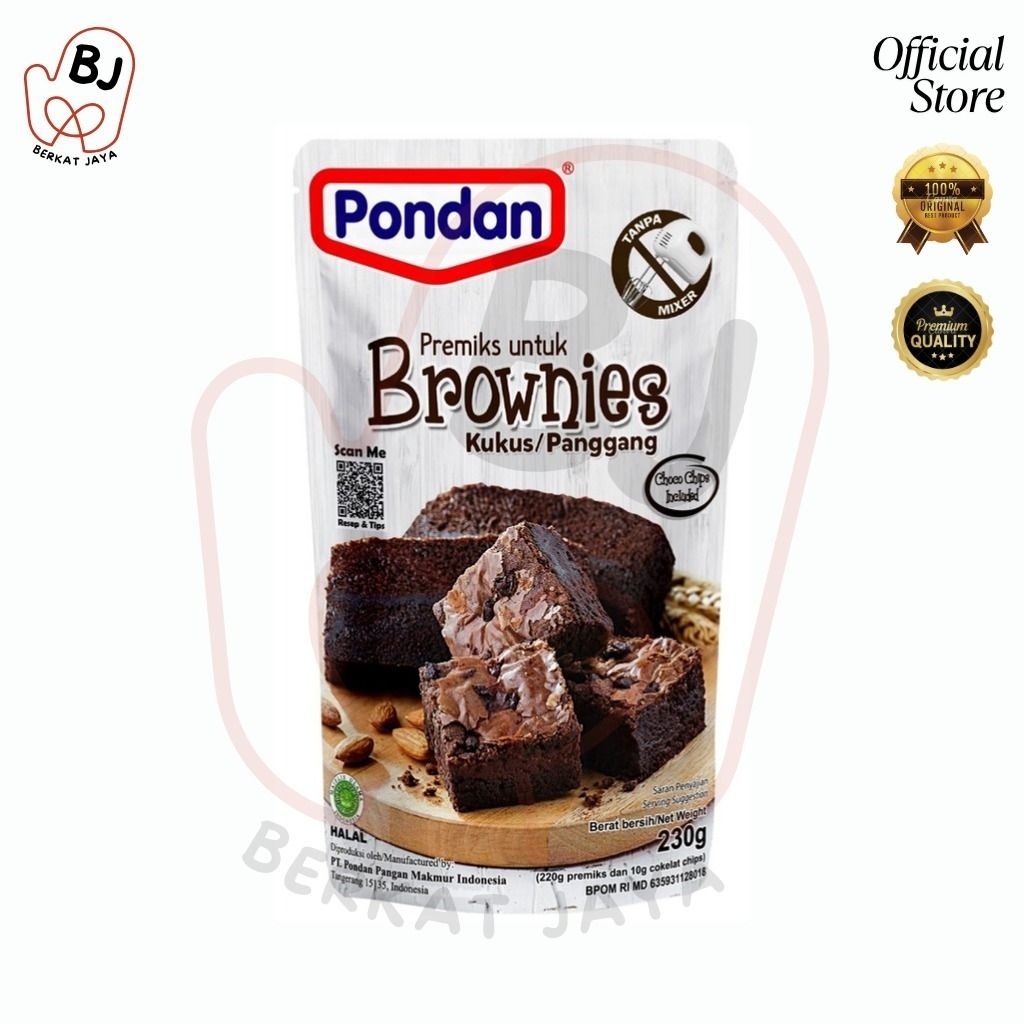

Pondan Brownies Kukus Premiks 03g