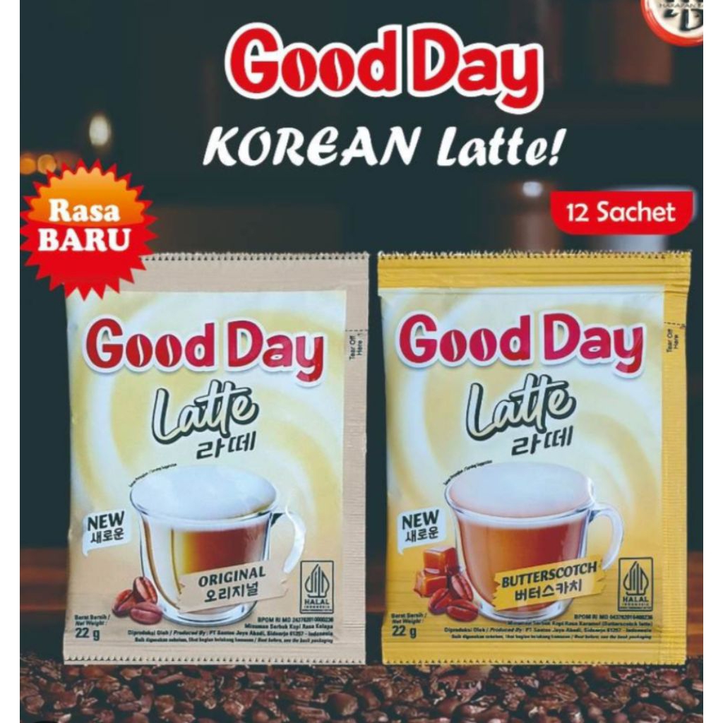 

GOOD DAY LATTE NEW rencengan isi10pcs