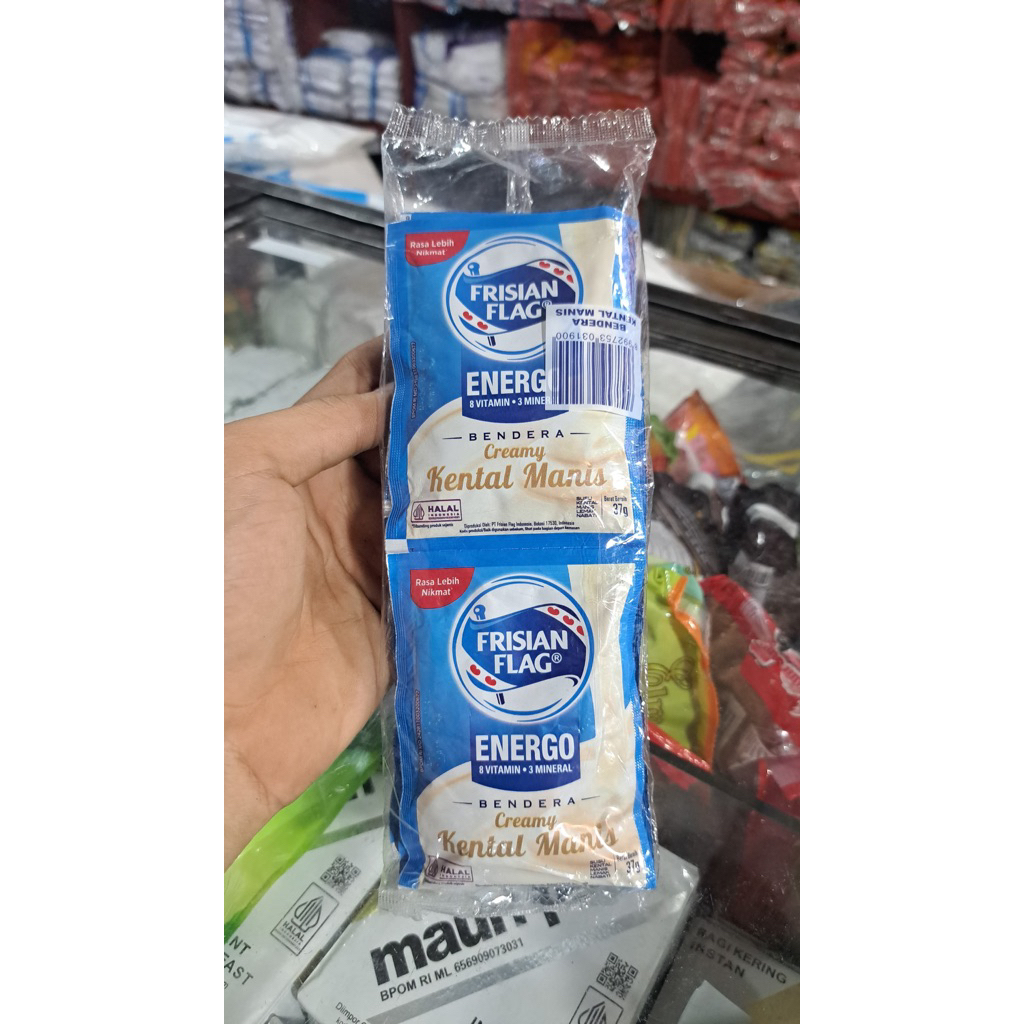 

Krimer kental manis FRISIAN FLAG / 1 renceng 6 sachet / susu kental manis / SKM