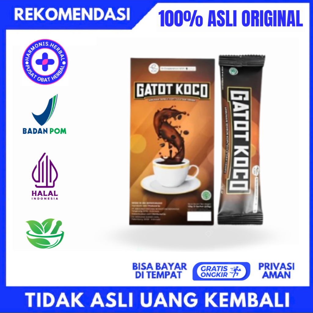 

KOPI GATOT KOCO BY DR. HEN DAN DR. RICHARD LEE ORIGINAL BPOM MAKASSAR