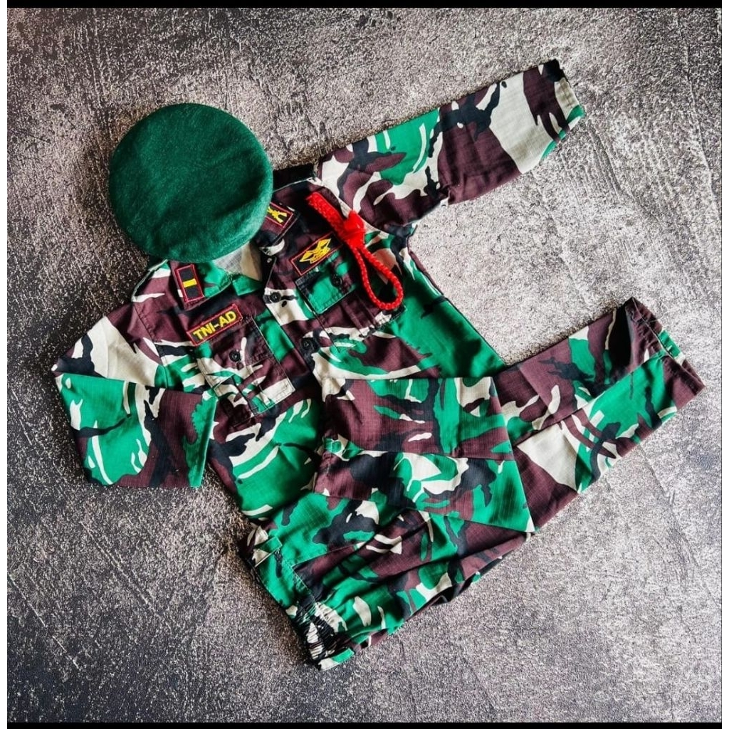 Seragam Anak TNI - Baju Seragam Anak TNI - Uniform TNI Anak