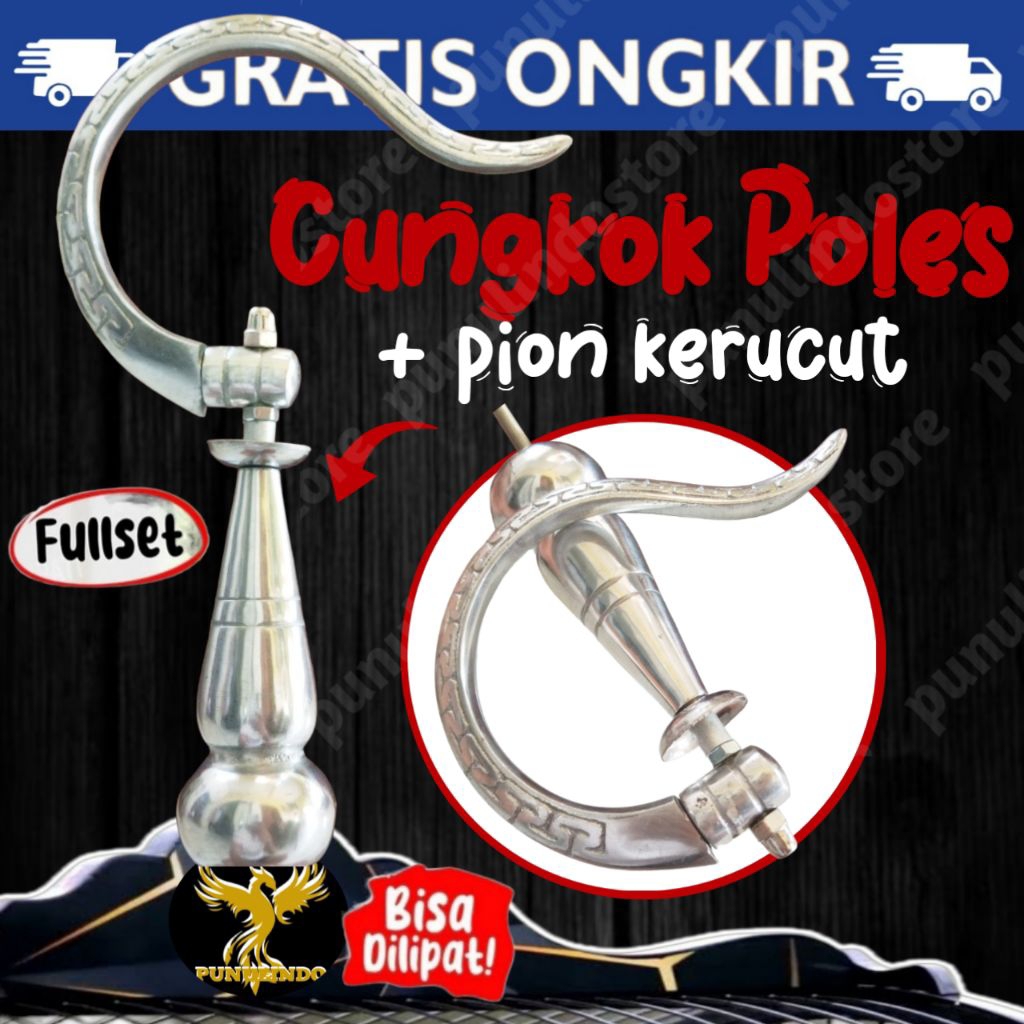 Gantungan Sangkar Lipat Cungkok Fullset Pion Kerucut Kandang Sangkar Burung