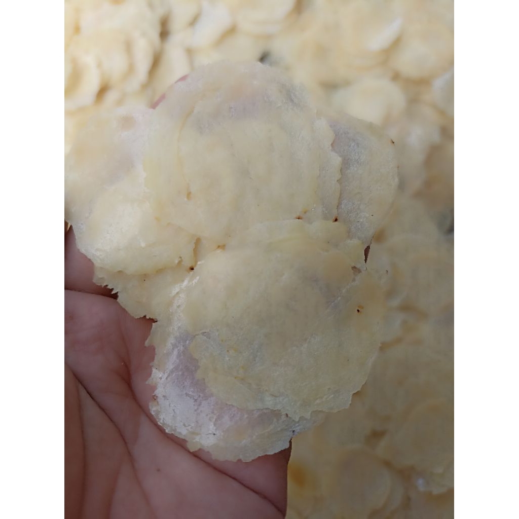 

Emping Mlinjo Grade Super Kebumen size sedang (tipis, kering, super premium dan siap goreng)