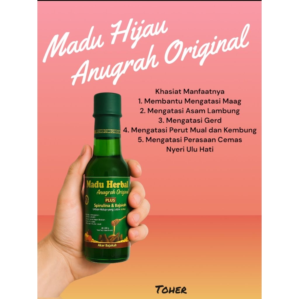 Madu Herbal Hijau Anugrah Original plus  Untuk Hidup Yang Lebih Sehat Dan Kaya