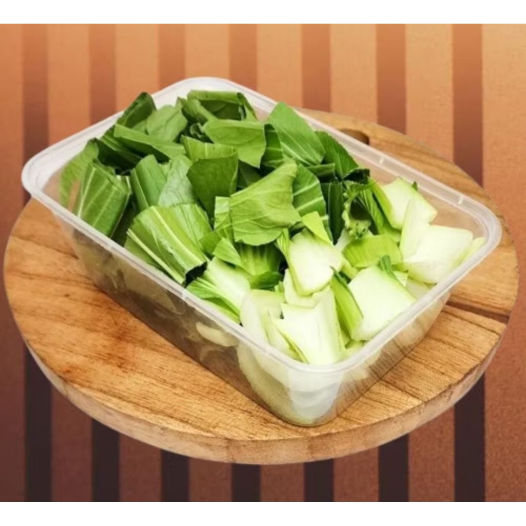 

Sayur pokcoy potong..