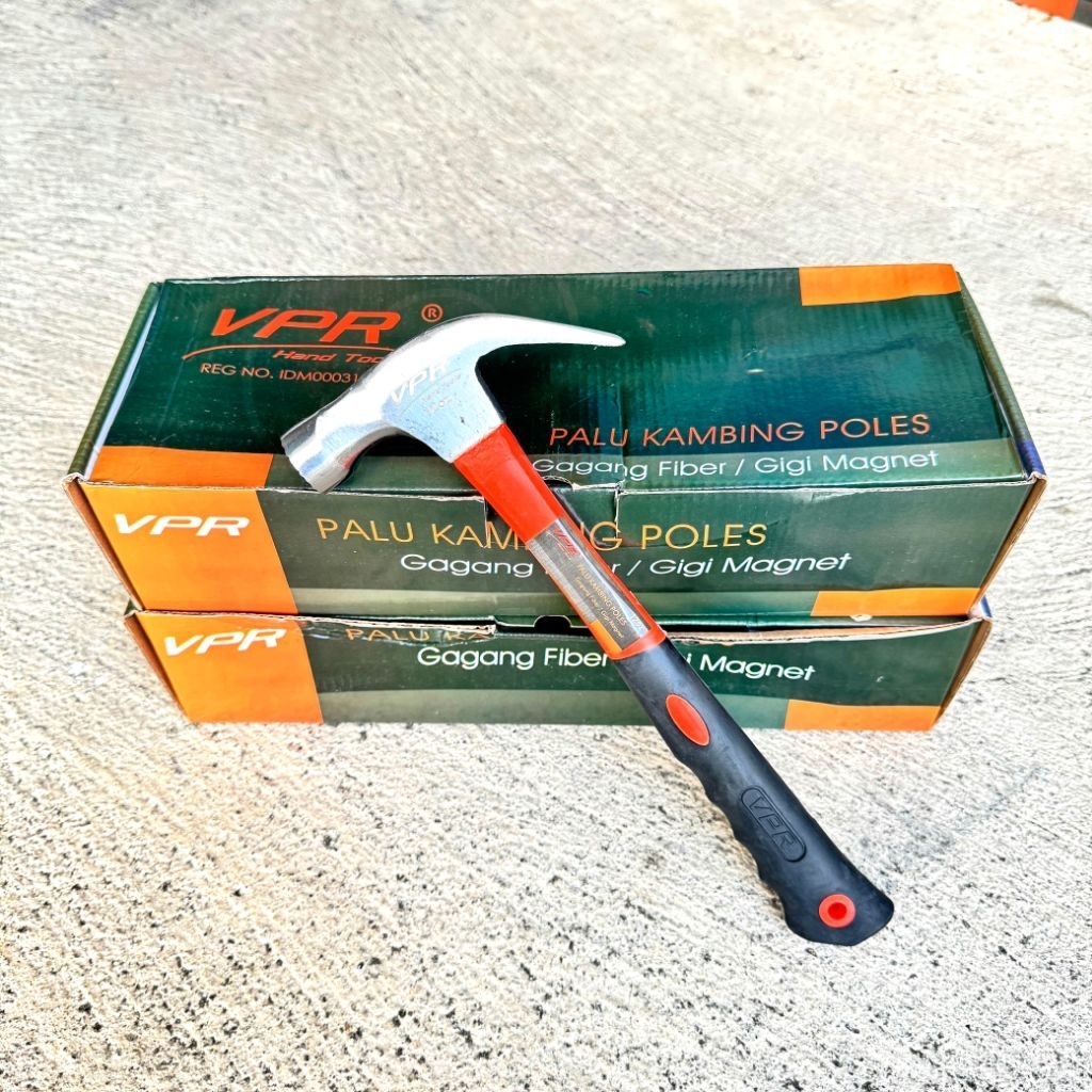 Palu Kambing Gagang Fiber Gerigi Magnet VPR 12 Oz