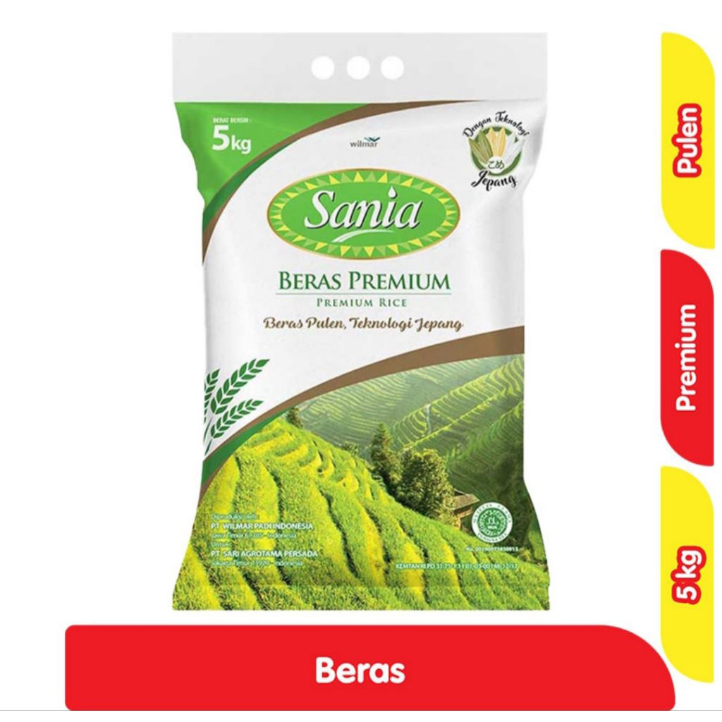 

Beras sania 5kg