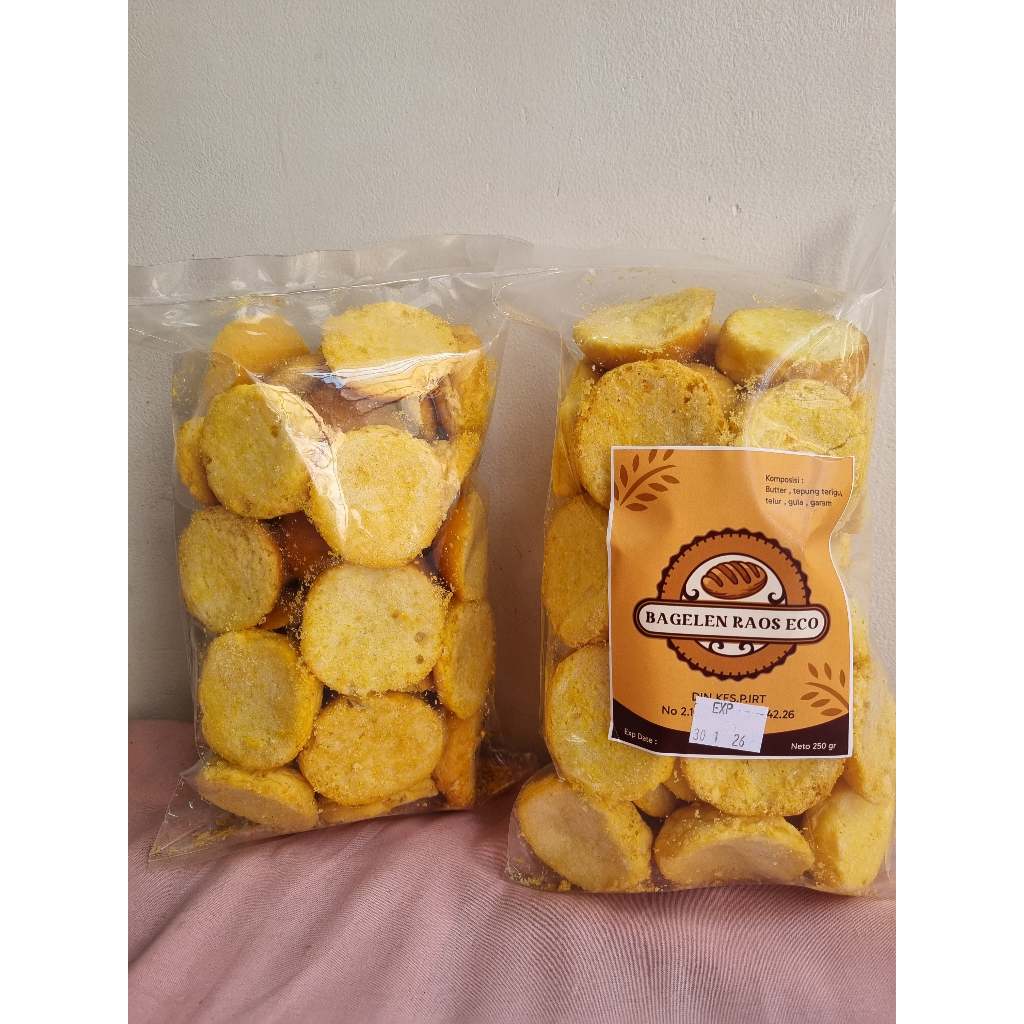 

Bagelen Butter Raos Eco - Roti bagelen renyah - Roti bagelen lembut - Bagelen butter - Roti Kering Mentega