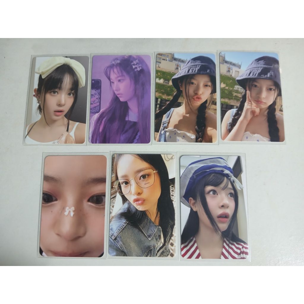 Photocard newjeans njz njz hanni sg25 hanbuck bucket hat