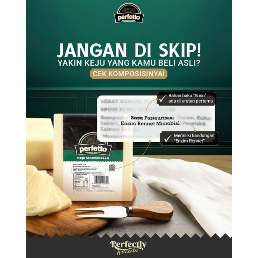 

keju Mozarella perfetto ori