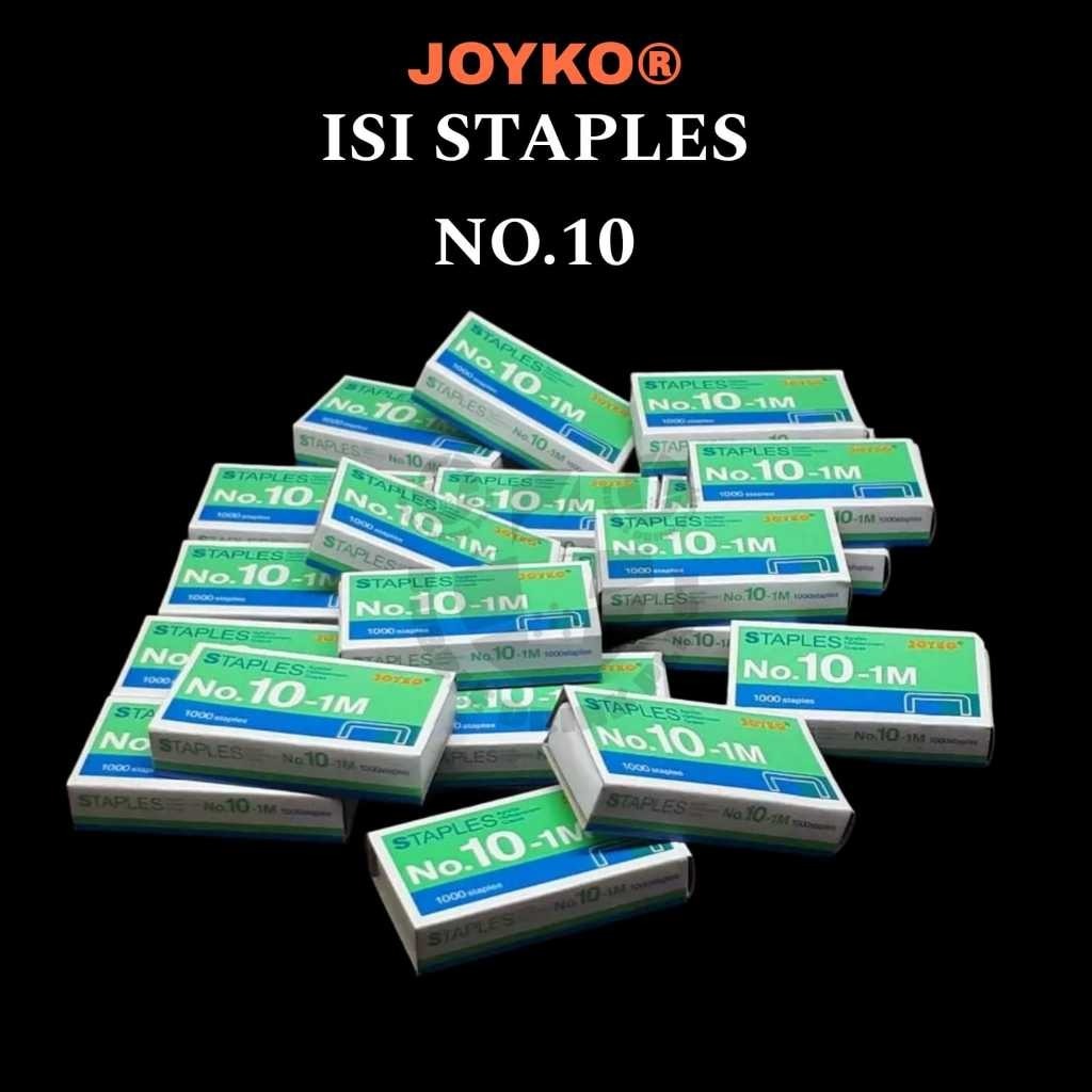 

( 5 Pack ) Isi Steples / stapler / Staples JOYKO NO. 10 - 1M Isi Staples Kecil