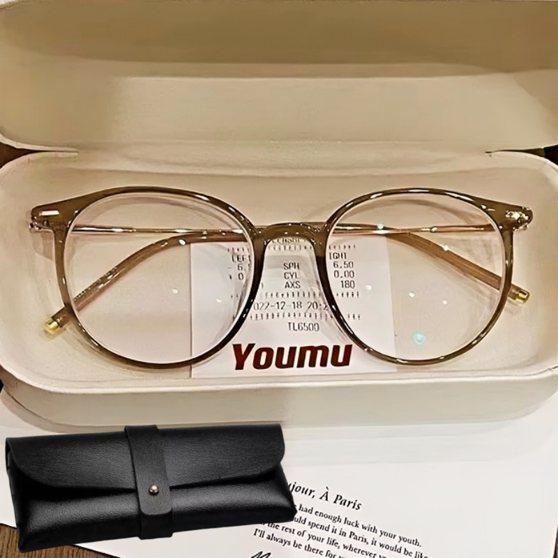 Kacamata Fashion Tas kacamata gratis -0.25 -0.5 -0.75 -1.0 -1.25 -1.5 -1.75 -2.0 -2.25 -2.5 -2.75 -3