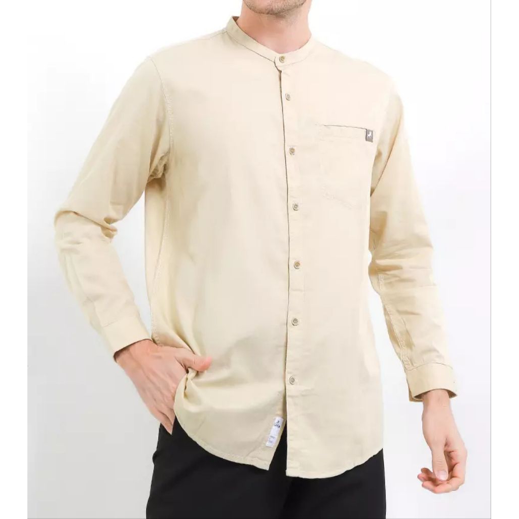 Cotton Twill KLL471CR KLS471CR KEMEJA LENGAN PANJANG CREAM LOIS ORIGINAL