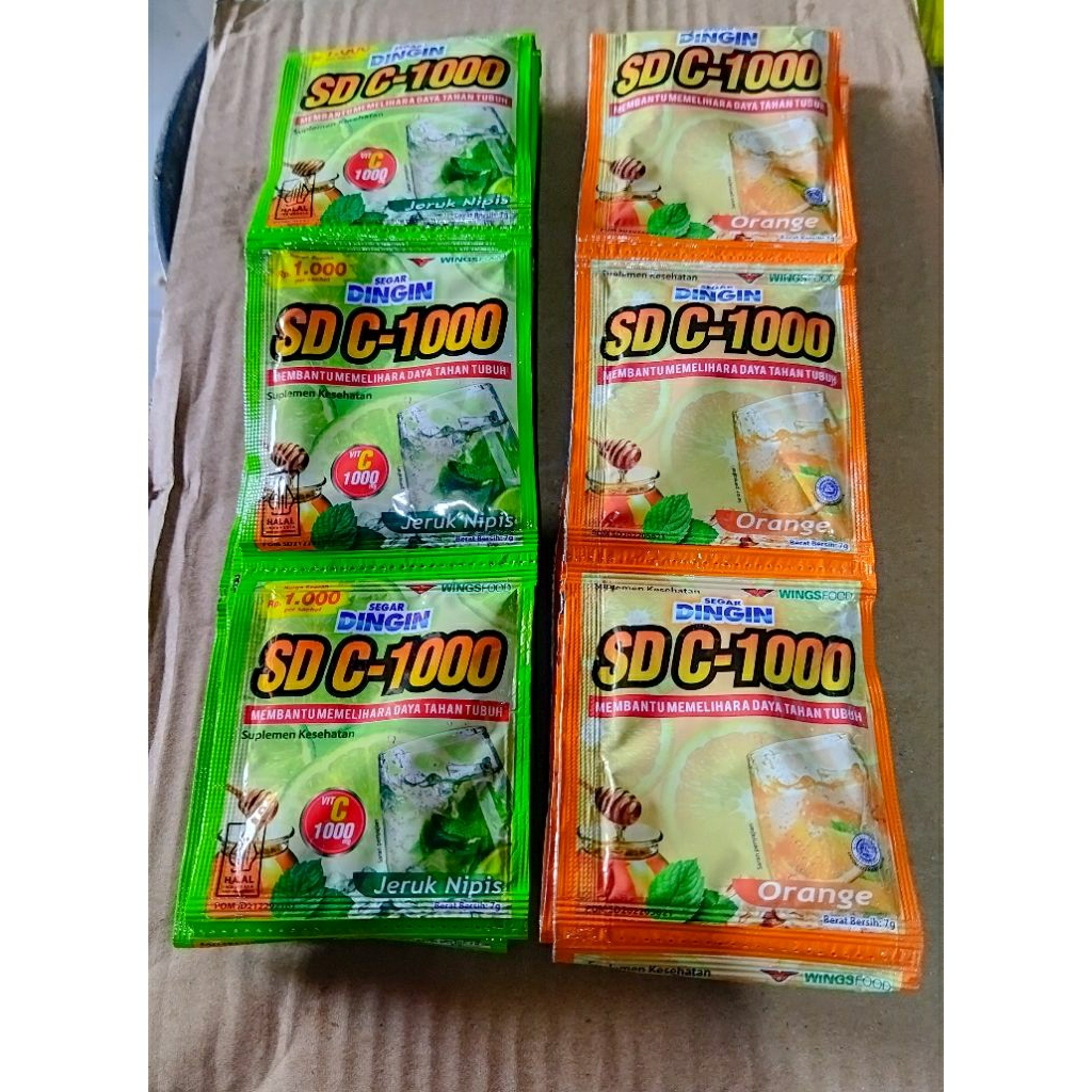 

SEGAR DINGIN C1000 | isi 12 Sachet