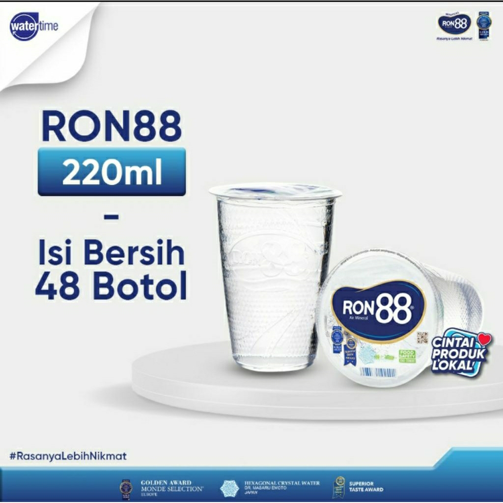 

Ron88 Cup 240 ml isi 48