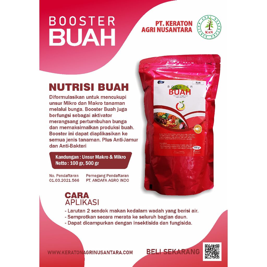 BOSTER BUAH ANDAFA PUPUK BOSTER BUAH KELENGKENG BOSTER BUAH NAGA BOSTER BUAH MANGGA GANDASIL B