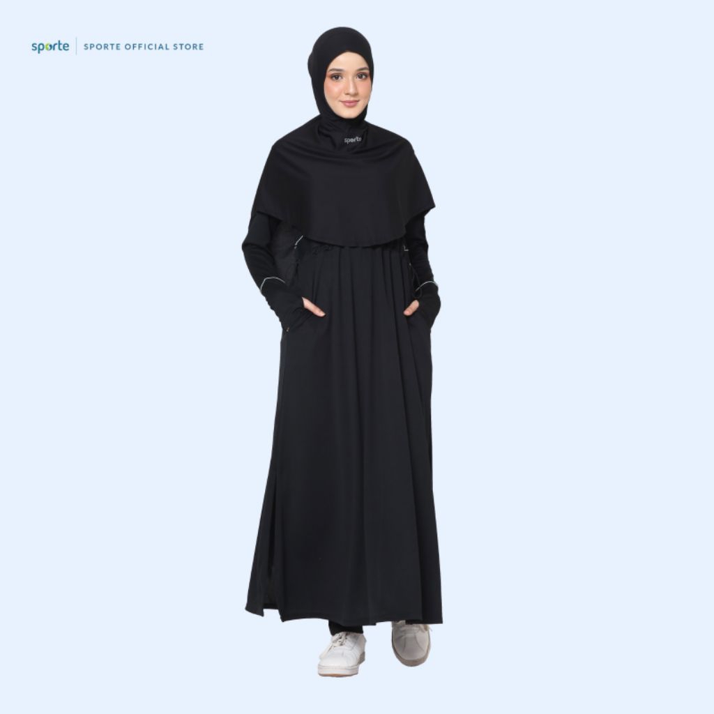 ANA - Baju Olahraga Gamis Dress Sport Sporty Wanita Muslim Muslimah Syar'i Sporte