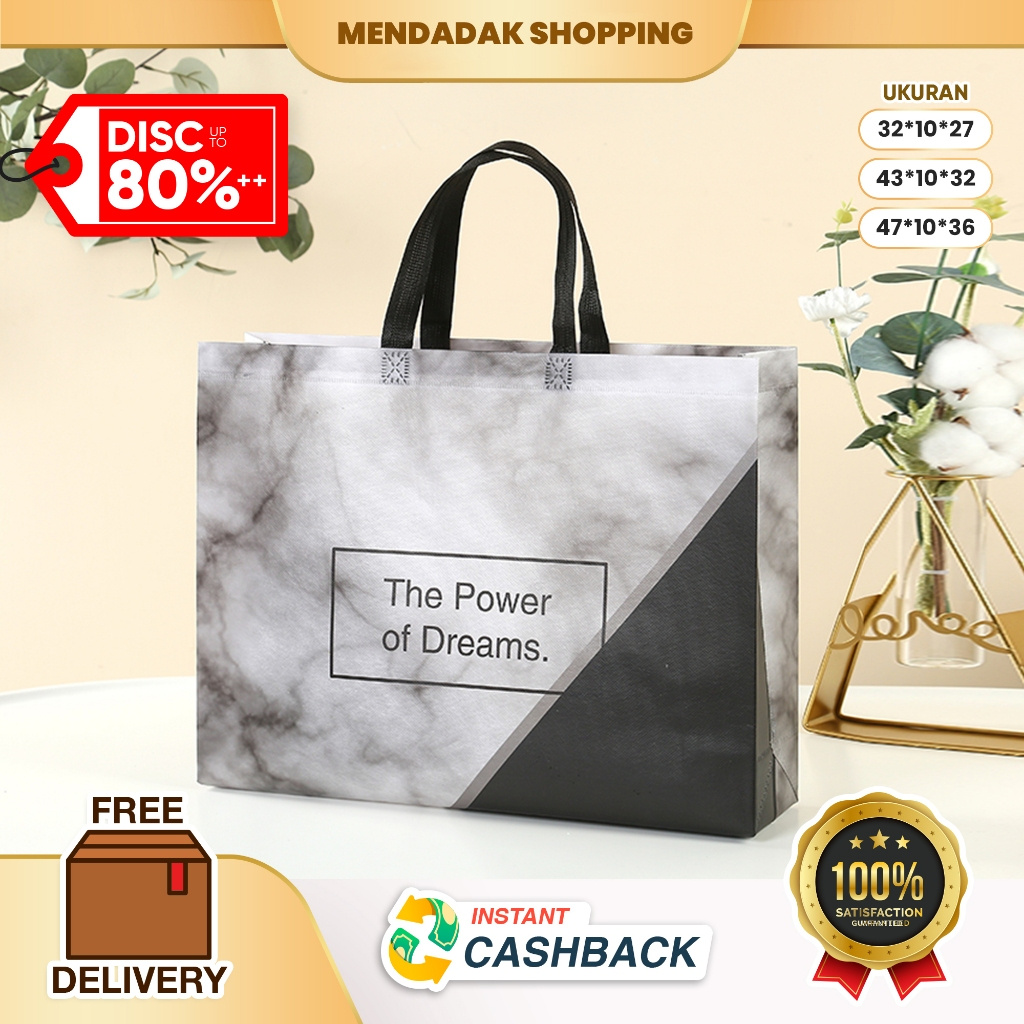 

(ETALASE 1-AN) Tas Spunbond - Tas Belanja Lipat - Tas Jinjing Wanita - Tas Souvenir Murah