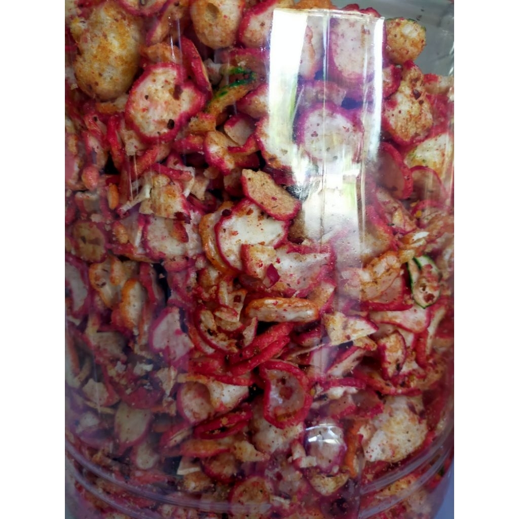 

kerupuk seblak kencur daun jeruk