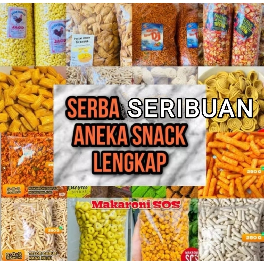 

ANEKA SNACK BASRENG MAKARONI SERIBUAN GURIH RENYAH ASIN ENAK