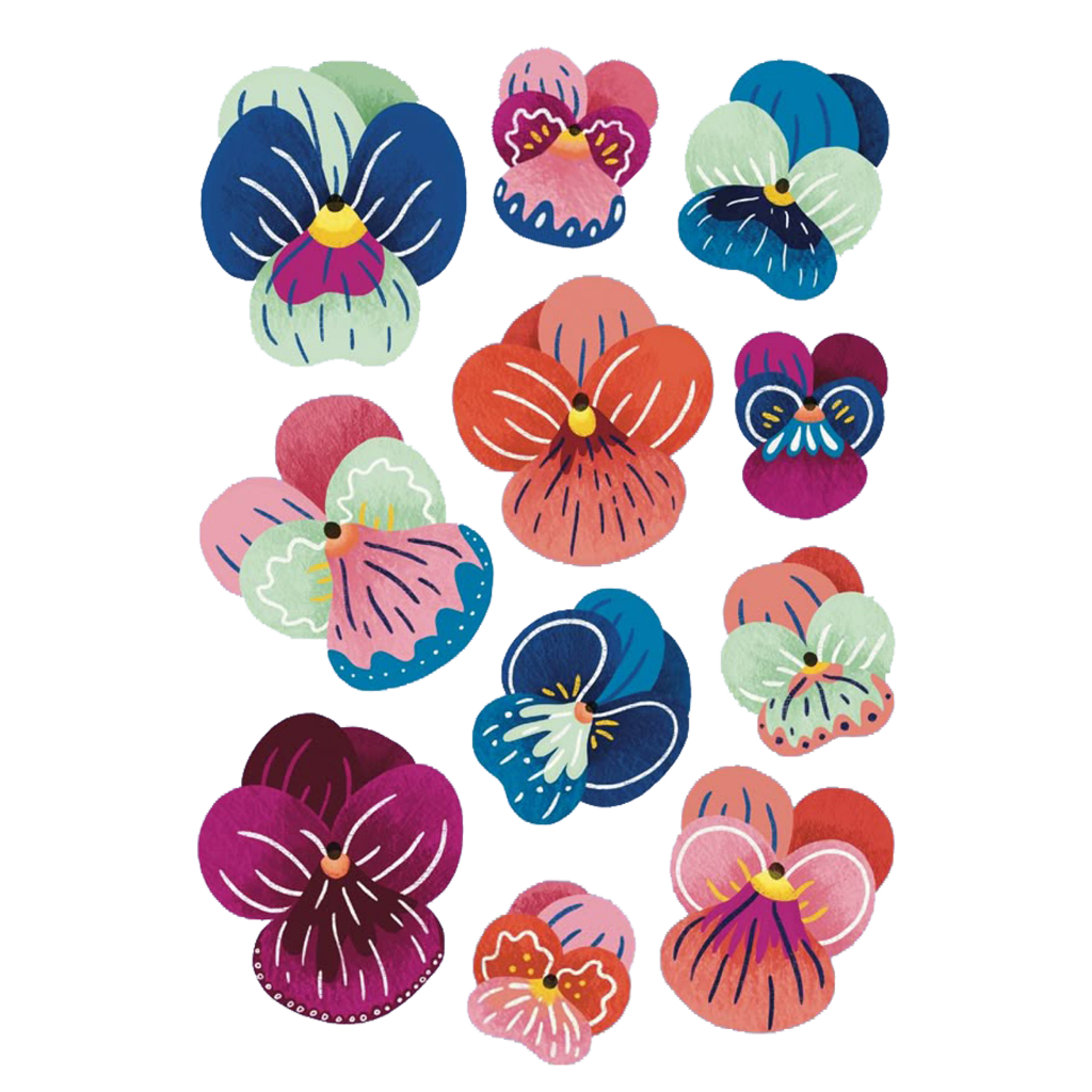 

sticer bunga angrek art