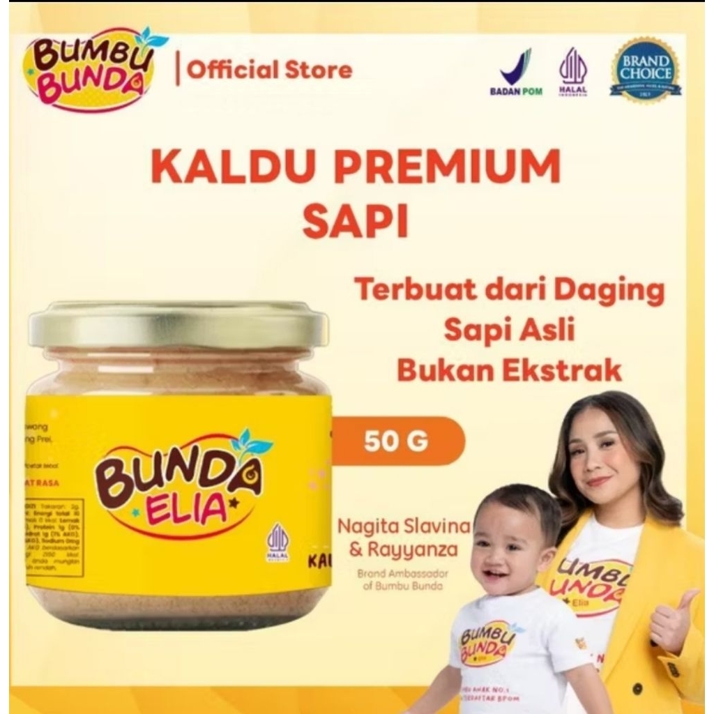 

Bumbu Bunda Elia Kaldu Sapi Premium 50 gr