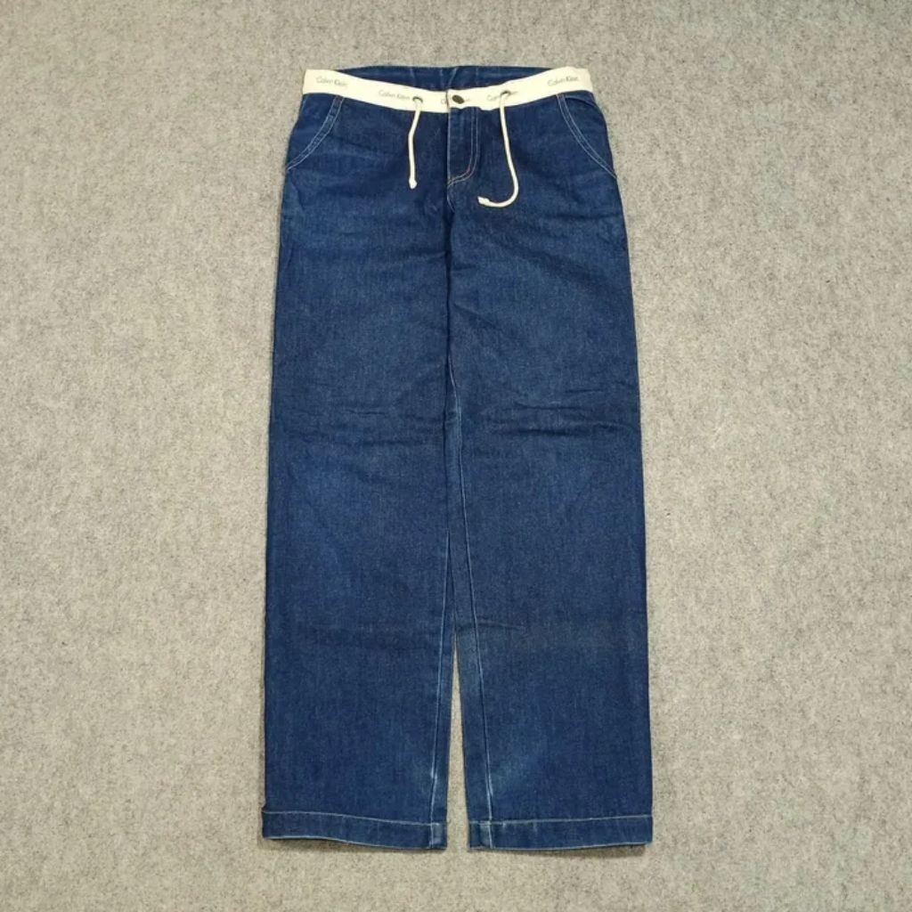 celana Baggy jeans panjang pria Klein jeans size 28 second