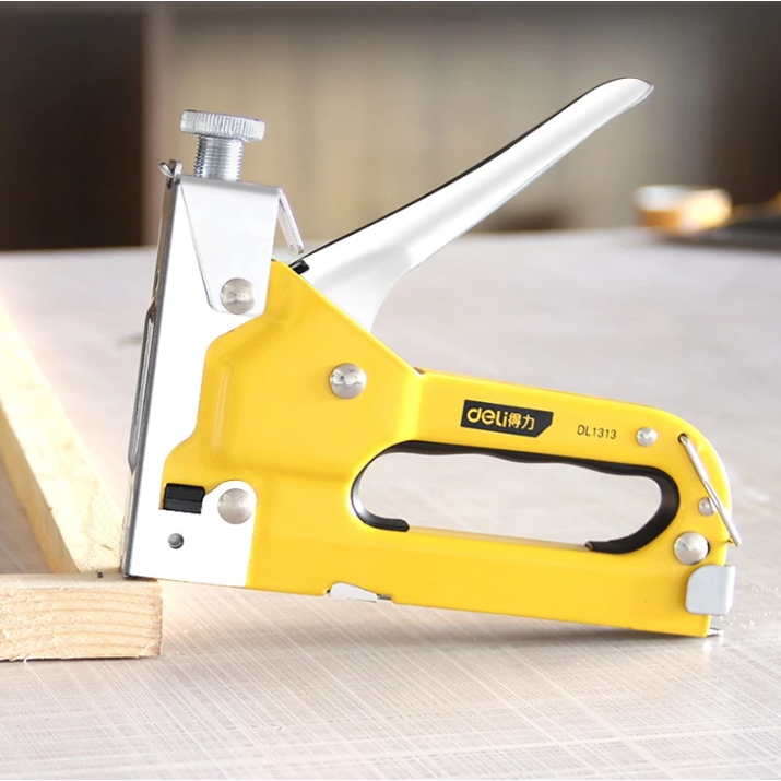 

Deli Tools Staples Tembak / Stapler Gun Tacker 4 in 1 EDL1313