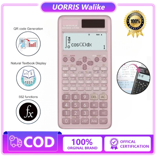 

FX 991 ES PLUS - Scientific Kalkulator FX-991ES PLUS Calculator Kuliah Sekolah Kalkulator Scientific ilmiah FX-991ES-Plus Calculator Scientific Casi Kalkulator Scientific 417 Fungsi/Dua Sumber Tenaga Baterai Dan Tenaga Matahari/40 Konsta