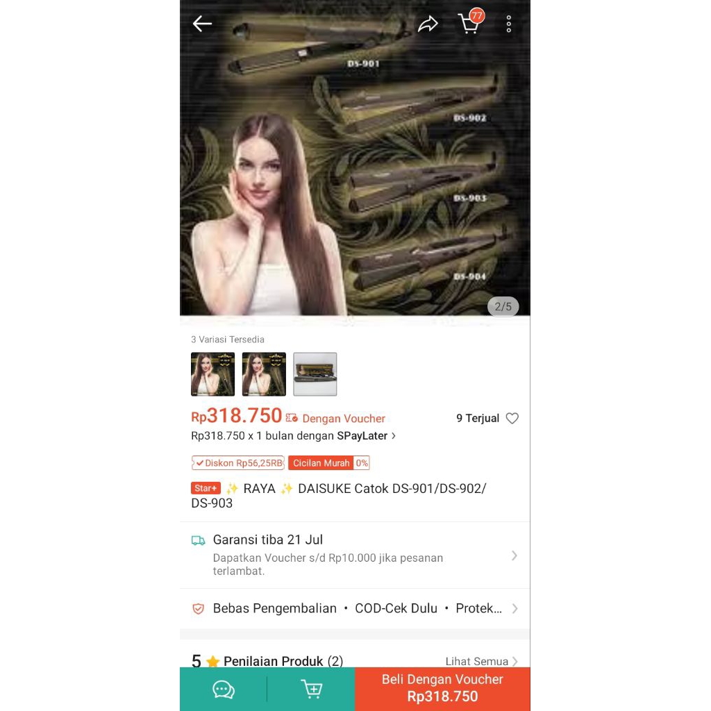 Daisuke catok DS -686 second