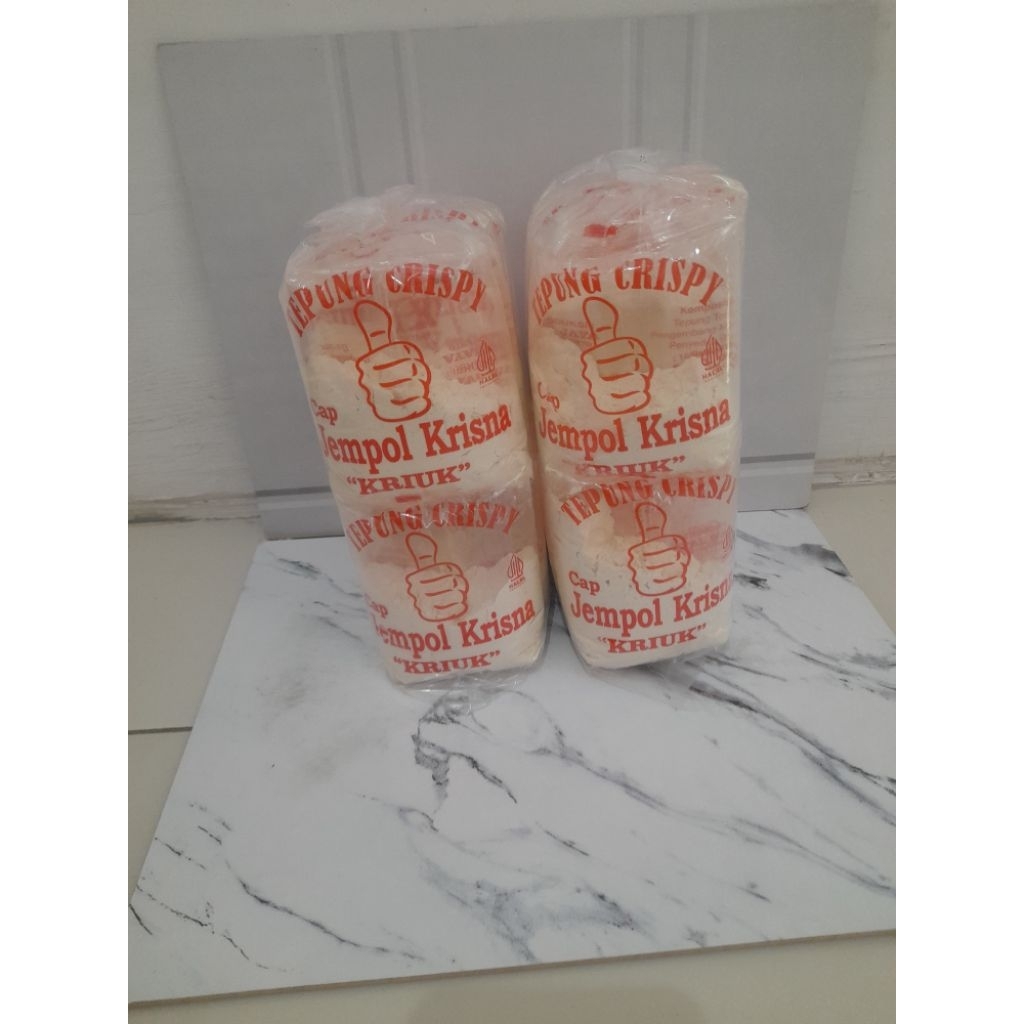 

Forcysn Tepung Jempol Kriuk Cap Krisna Kemasan 40 Gram 10 Bungkus