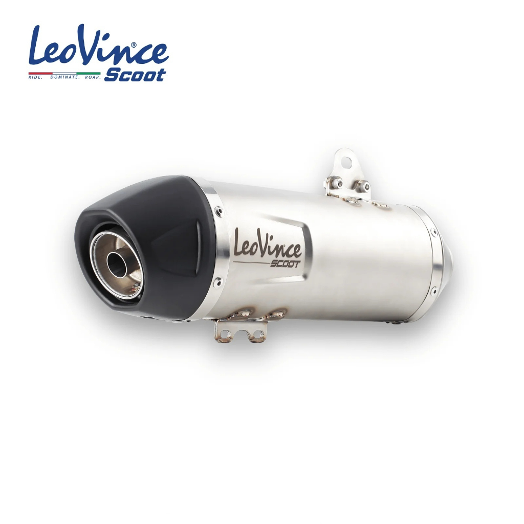 KNALPOT SILENCER LEOVINCE SCOOT SCOOTER TITANIUM ORIGINAL LEOVINCE