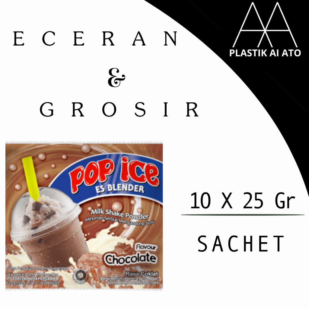 

Pop Ice Grosir 10 x 25g – Varian coklat paling laku - minuman warung- eceran dan grosir