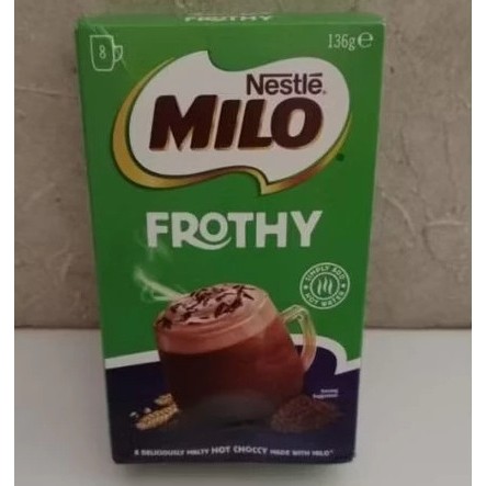 

READY STOCK SIAP KIRIM NESTLE MILO FROTHY 136 GRAM