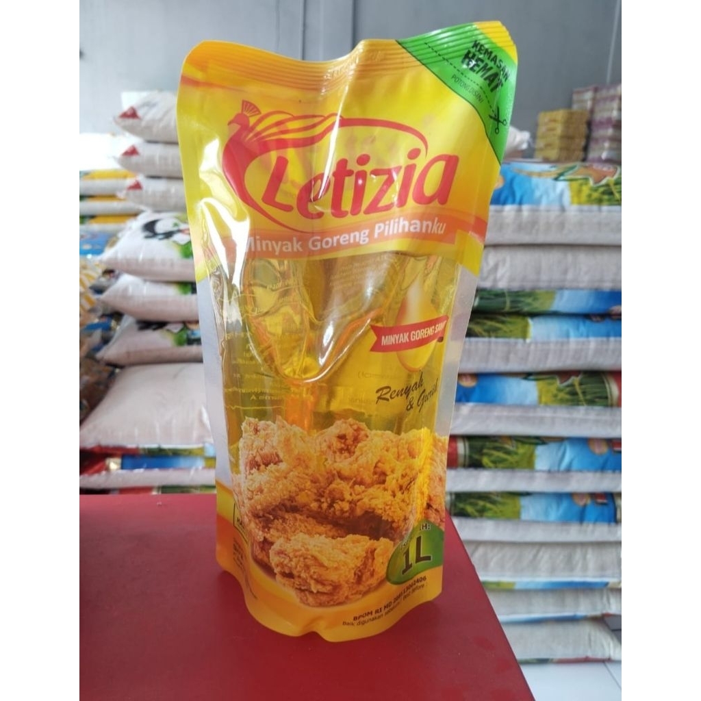 

minyak goreng letizia refill 1L 2 dus