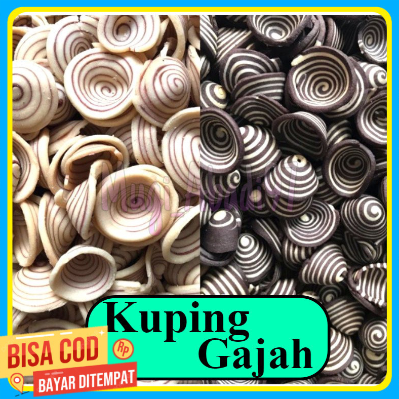 

1kg kuping gajah cream/ hitam