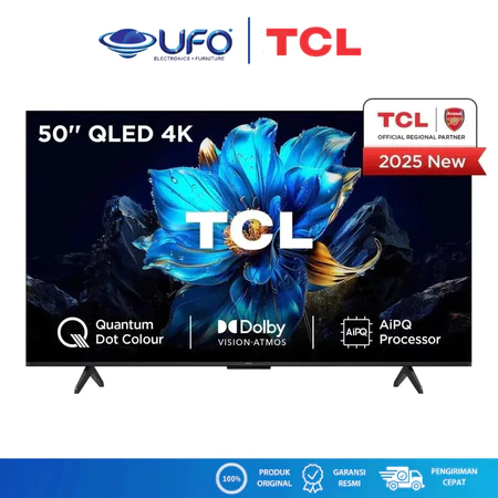 TCL 50P7K QLED 4K Ultra HD HDR Smart TV - Android 50 Inch