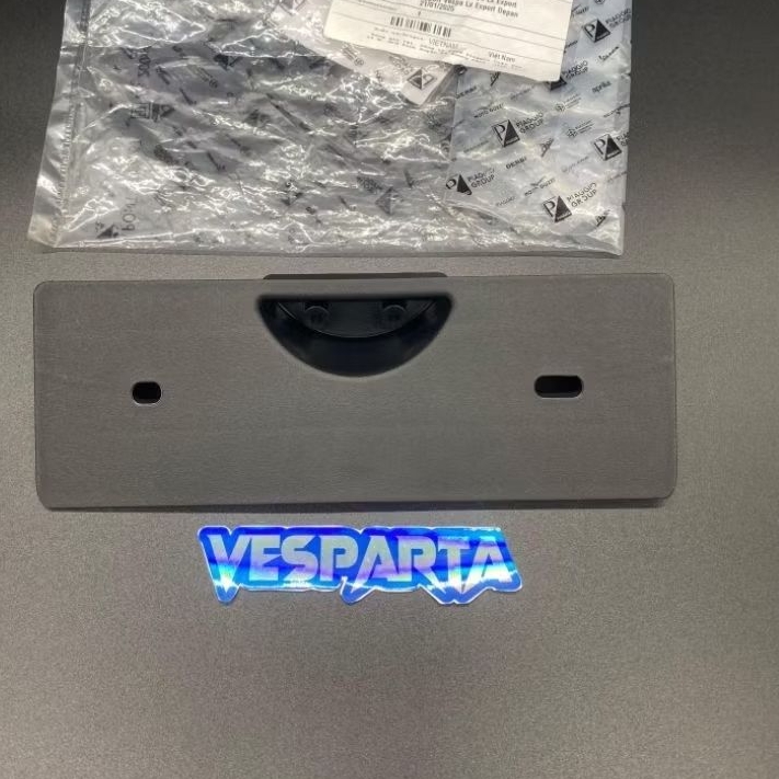 dudukan plat nomor depan vespa LX