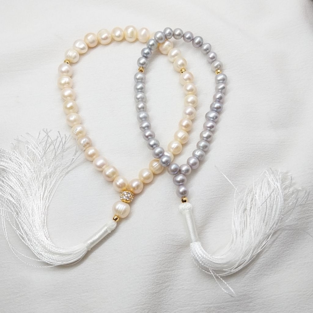 Lulu Pearl Mutiara Lombok - TASBIH 33 MUTIARA AIR TAWAR | TASBIH MUTIARA ASLI | TASBIH MUTIARA DARI 