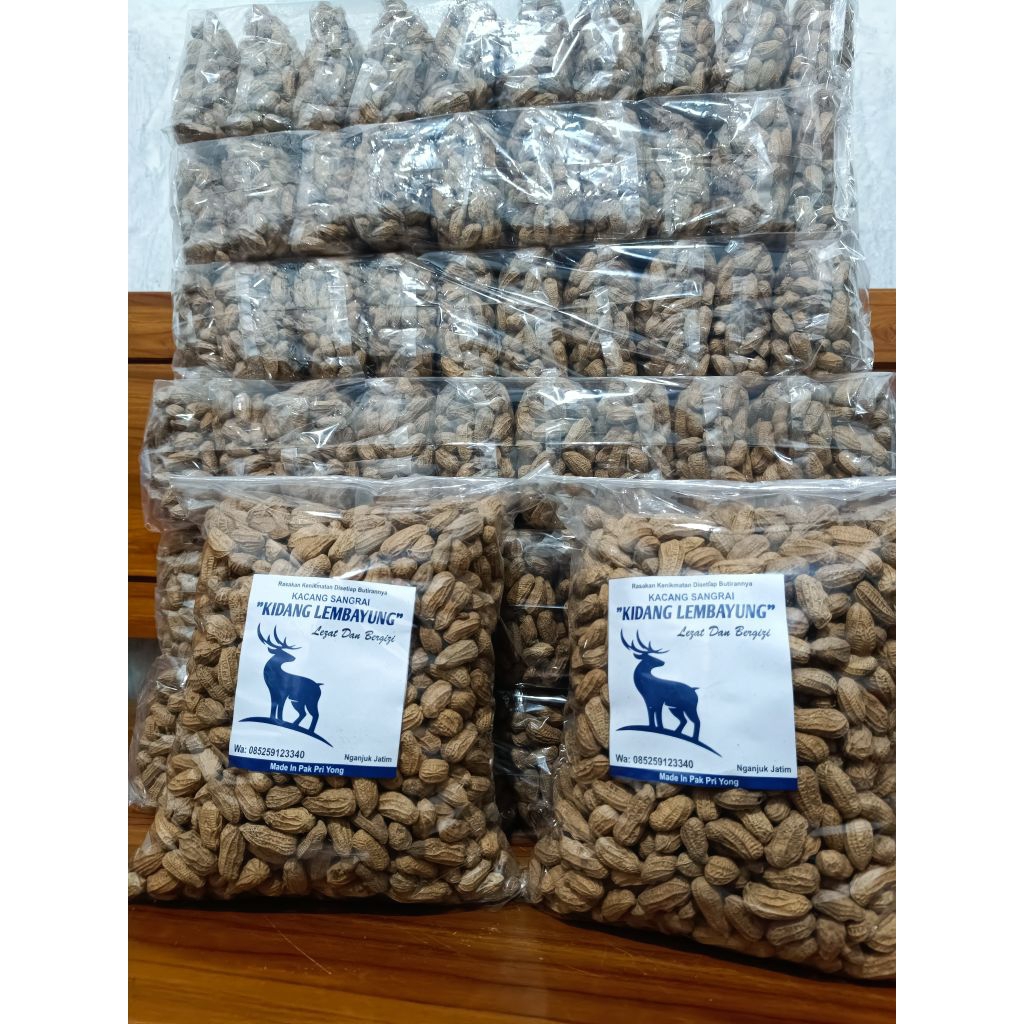 

kacang sangrai kidang lembayung enak gurih dan riyuh