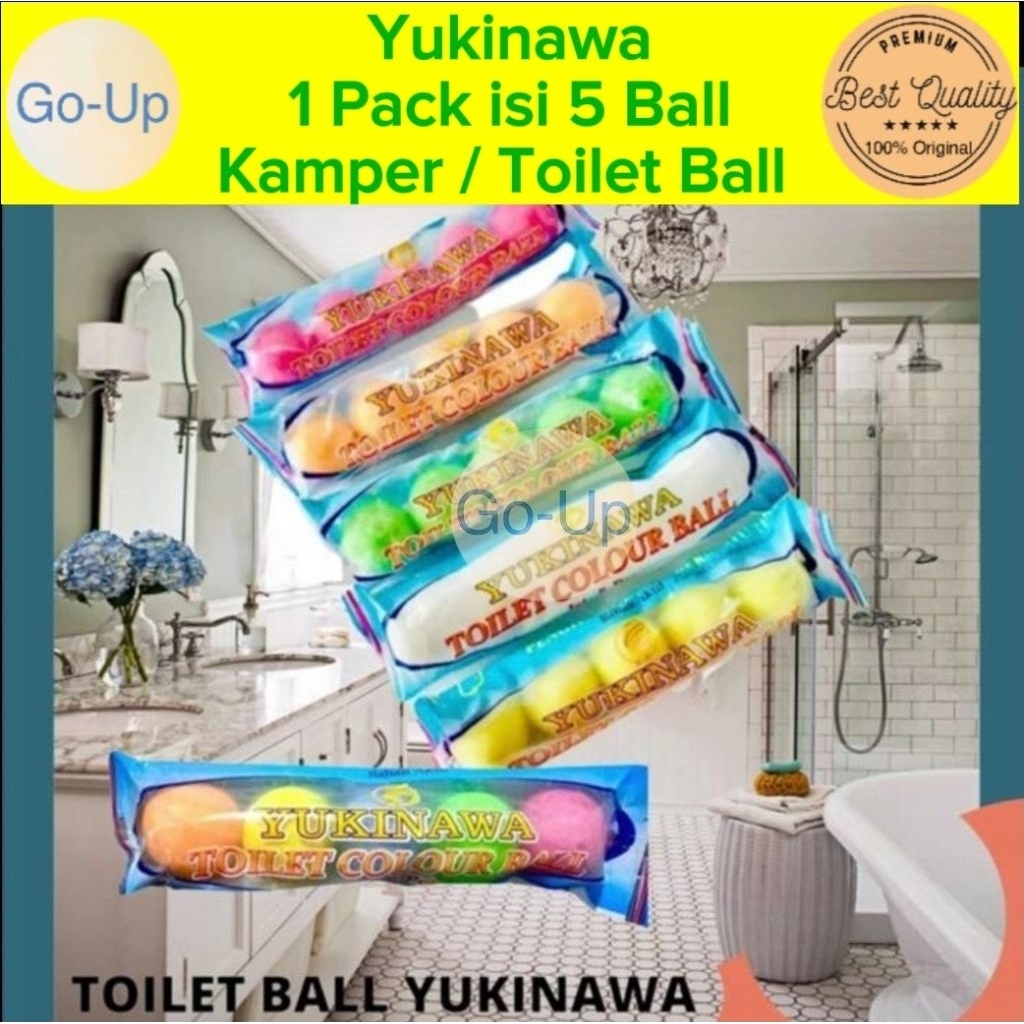 Kamper Toilet Ball Yukinawa 1 Pack @ 5 Pcs Ball Wangi Murah Grosir Promo
